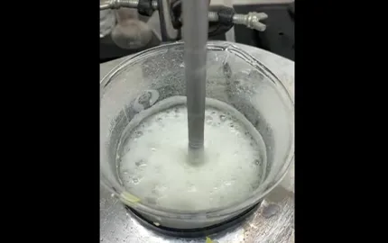 Experimento de síntesis de tamiz molecular de tierras raras estabilizador de calcio y zinc